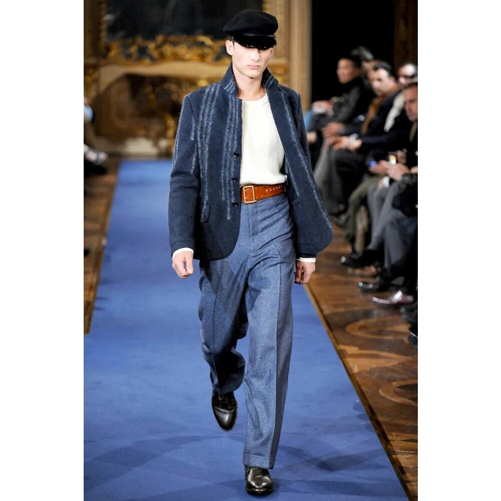 Alexander Mcqueen Fw11 Runway Wool-Mohair Blazer … - image 1